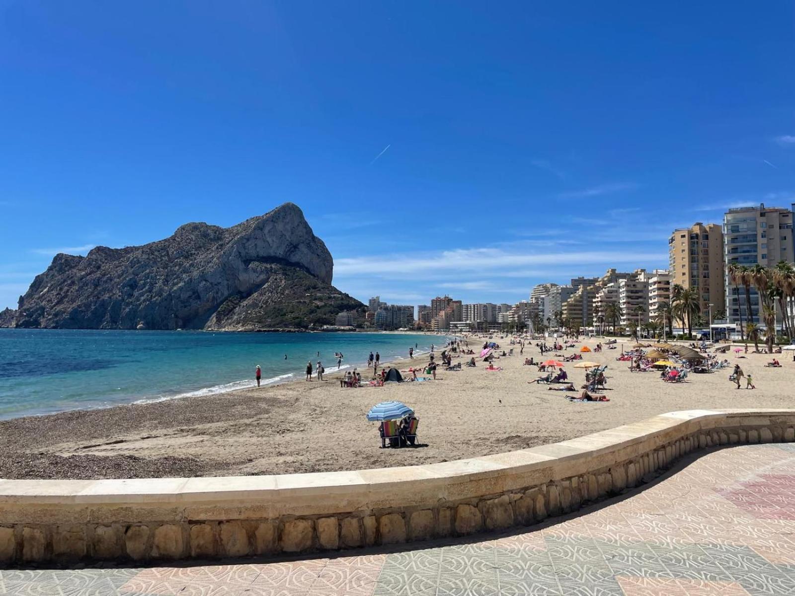 Eerstelijns Appartement Vive Cada Momento Zeezicht En Pal Aan De Boulevard En Strand Calpe, Toplocatie Экстерьер фото